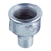 Муфта переходная Gebo (246-25V) 1 ВР(г) х 1/2 НР(ш) чугунная оцинкованная Муфта переходная Gebo (246-25V) 1 ВР(г) х 1/2 НР(ш) чугунная оцинкованная