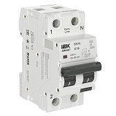 Автомат дифференциальный IEK Armat B10N 10А 1+N тип A 30 мА 10 кА (AR-B10N-1N-C010A030)