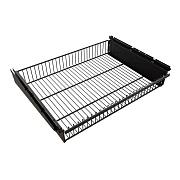 Корзина выдвижная металлическая черная 563х440х85 мм Титан-GS Корзина выдвижная металлическая черная 563х440х85 мм Титан-GS