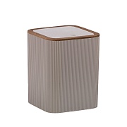 Ведро для мусора Fixsen Fog Latte с крышкой 5 л пластик бежевое Ведро для мусора Fixsen Fog Latte с крышкой 5 л пластик бежевое