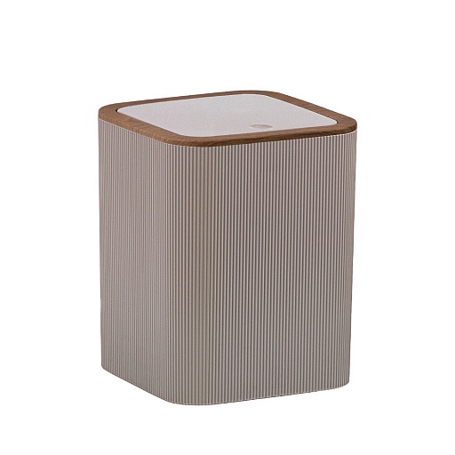 Ведро для мусора Fixsen Fog Latte с крышкой 5 л пластик бежевое Ведро для мусора Fixsen Fog Latte с крышкой 5 л пластик бежевое