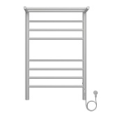 Полотенцесушитель электрический Terminus Аврора П8 с полкой 800х532 мм 1000 Вт с терморегулятором белый