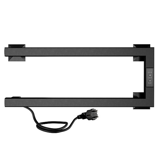 Полотенцесушитель электрический Indigo Nix 200х500 мм 40 Вт с терморегулятором левый черный муар Полотенцесушитель электрический Indigo Nix 200х500 мм 40 Вт с терморегулятором левый черный муар