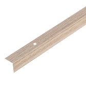 Порог алюминиевый угловой наружный 19х19х900 мм дуб беленый Порог алюминиевый угловой наружный 19х19х900 мм дуб беленый