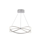 Светильник светодиодный подвесной Maytoni Weave 3000К 45 Вт 12 кв.м никель IP20 (MOD062PL-L45CH3K)