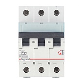 Автоматический выключатель модульный Legrand TX3 3P 32А тип C 6 кА 400 В (404059) Автоматический выключатель модульный Legrand TX3 3P 32А тип C 6 кА 400 В (404059)