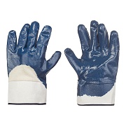 Перчатки полиэстеровые для защиты рук Hesler (668644/5875) нитриловое покрытие 10 (L ) бело-синий