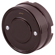 Коробка распределительная Werkel Ретро накладная коричневая (a051059)