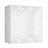 Коробка монтажная для силовых розеток Werkel Ретро одноместная накладная белая (a053501) Коробка монтажная для силовых розеток Werkel Ретро одноместная накладная белая (a053501)