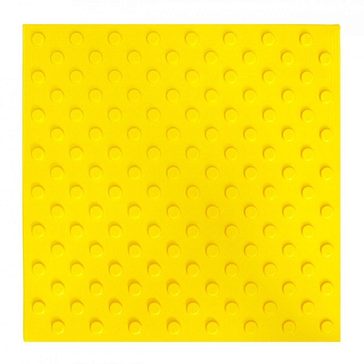 Тактильная плитка ТПУ конус шахматка 500х500х6,5 мм желтая Тактильная плитка ТПУ конус шахматка 500х500х6,5 мм желтая