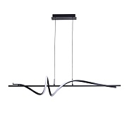 Светильник светодиодный подвесной Arte Lamp Twisted 3000К 30 Вт 5 кв.м черный IP20 (A4587SP-30BK)