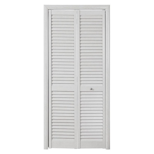 Дверь жалюзийная 803x2005 мм ясень серый