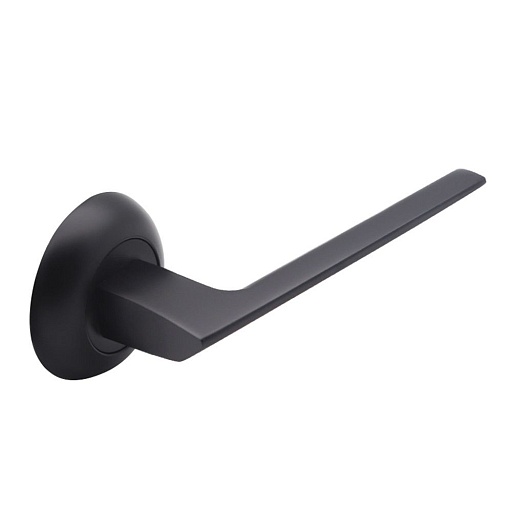 Ручка дверная Corsa Deco Camellia круглая розетка черная (990317) Ручка дверная Corsa Deco Camellia круглая розетка черная (990317)