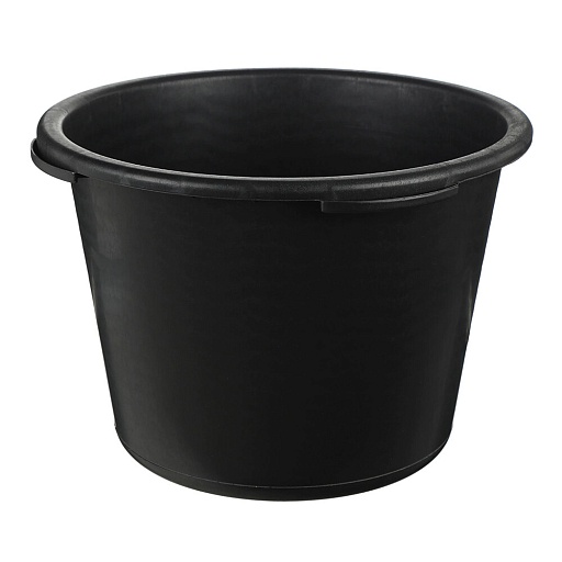 Контейнер строительный пластиковый Дельта круглый ударопрочный и морозостойкий 40 л