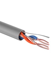 Кабель компьютерный (витая пара) UTP 2PR CAT5 4x0,5 мм Proconnect (305 м) Кабель компьютерный (витая пара) UTP 2PR CAT5 4x0,5 мм Proconnect (305 м)