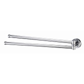 Полотенцедержатель WasserKraft Isen K-4000 445 мм двойной поворотный на шуруп металл хром (K-4031) Полотенцедержатель WasserKraft Isen K-4000 445 мм двойной поворотный на шуруп металл хром (K-4031)