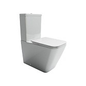 Унитаз-компакт Ceramicanova Cubic Rimless безободковый с универсальным выпуском с сиденьем дюропласт микролифт белый (CN1803) Унитаз-компакт Ceramicanova Cubic Rimless безободковый с универсальным выпуском с сиденьем дюропласт микролифт белый (CN1803)