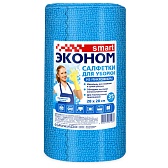 Салфетка микрофибра 28х28 см Эконом Smart в рулоне (35 шт.)