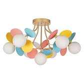 Люстра потолочная Arte Lamp Peacock G9 280 Вт 20 кв.м (A1369PL-7MD)