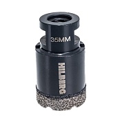 Коронка алмазная Hilberg Super Hard (HH635) по керамограниту 35 мм Коронка алмазная Hilberg Super Hard (HH635) по керамограниту 35 мм