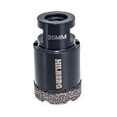 Коронка алмазная Hilberg Super Hard (HH635) по керамограниту 35 мм Коронка алмазная Hilberg Super Hard (HH635) по керамограниту 35 мм