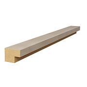 Рейка торцевая для акустических панелей 25х19х2750 мм ясень тирамису Рейка торцевая для акустических панелей 25х19х2750 мм ясень тирамису