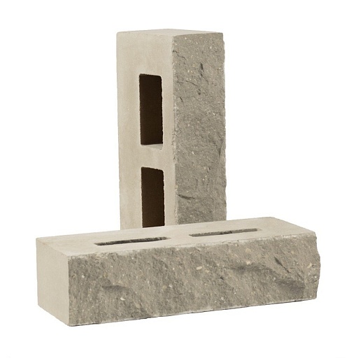 Кирпич облицовочный гиперпрессованный пустотелый сталь рустированный с ложка М200 250х100х65 мм 0,8 NF Рубелэко