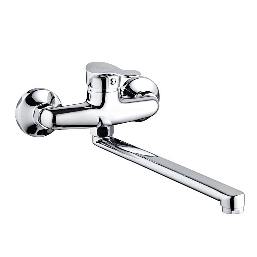 Смеситель для кухни РМС хром с поворотным изливом однорычажный (SL86-005) Смеситель для кухни РМС хром с поворотным изливом однорычажный (SL86-005)