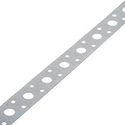 Лента крепежная перфорированная прямая 20х0,5 мм 25 м Лента крепежная перфорированная прямая 20х0,5 мм 25 м