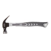 Молоток-гвоздодер КМ 450 г фибергласовая обрезиненная ручка (675300)