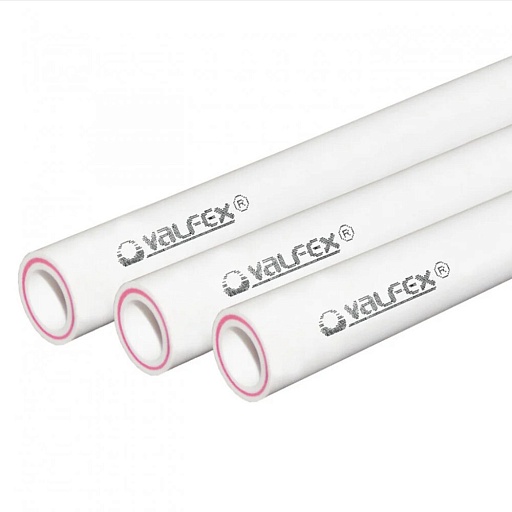 Труба полипропиленовая Valfex армированная стекловолокном 32х4000 мм PN25 Труба полипропиленовая Valfex армированная стекловолокном 32х4000 мм PN25