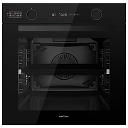 Духовой шкаф электрический встраиваемый Krona Nero max 60 BL/BL 595 мм черный