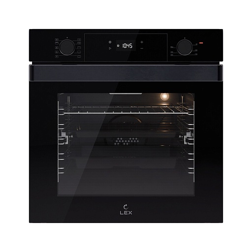 Духовой шкаф электрический встраиваемый Lex EDP 610 BL Wide Series 595 мм черный