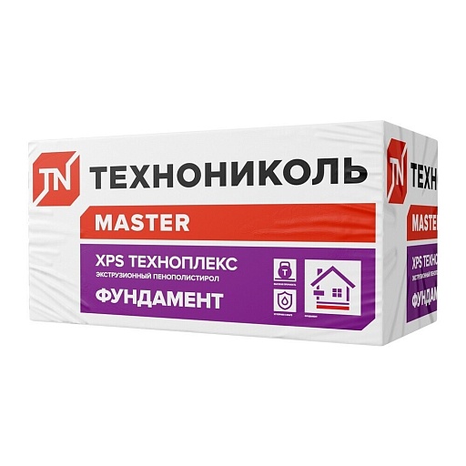 Экструдированный пенополистирол Технониколь Техноплекс Фундамент 50х580х1180 мм Экструдированный пенополистирол Технониколь Техноплекс Фундамент 50х580х1180 мм