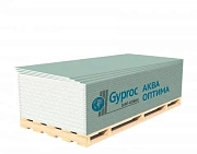 Гипсокартон ГКЛ Gyproc Аква Оптима 3000х1200х12,5 мм влагостойкий