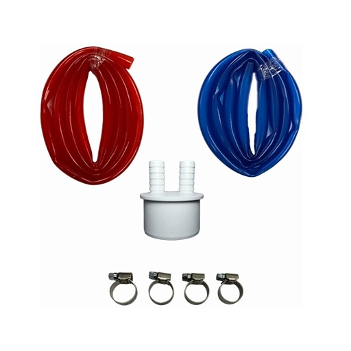 Комплект для подключения промывных фильтров Супримпласт 14х50 мм