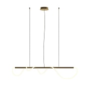 Люстра светодиодная подвесная Maytoni Tau 30 Вт 3000К 3 кв.м (MOD166PL-L30G3K)