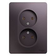 Розетка Systeme Electric Glossa встраиваемая сиреневый туман (GSL001420)