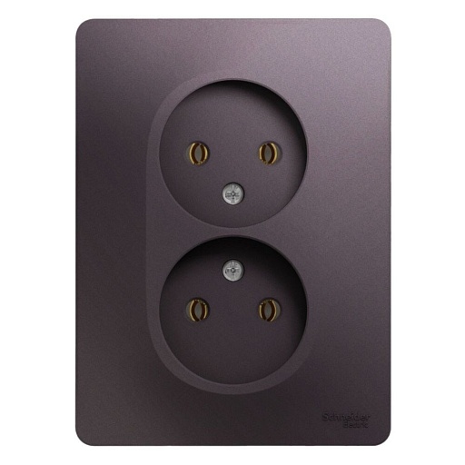 Розетка Systeme Electric Glossa встраиваемая сиреневый туман (GSL001420)