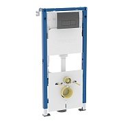 Инсталляция Geberit Delta для подвесного унитаза с кнопкой черной (458.128.DW.2) Инсталляция Geberit Delta для подвесного унитаза с кнопкой черной (458.128.DW.2)