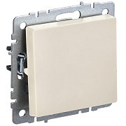 Выключатель IEK Brite ВС10-1-3-БрКр одноклавишный встраиваемый бежевый перекрестный (BR-V13-0-10-K10)
