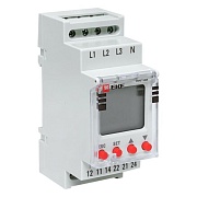 Реле контроля фаз EKF PROxima (rkf-2s) 275 В 8 А тип AC с дисплеем