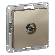 Розетка телевизионная Systeme Electric AtlasDesign встраиваемая шампань (ATN000591) Розетка телевизионная Systeme Electric AtlasDesign встраиваемая шампань (ATN000591)