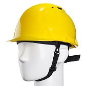 Каска защитная Исток Про 1Т желтая с реечным механизмом (20024)