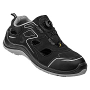 Сандалии текстильные с перфорацией и защитным подноском размер 44 черные Safety Jogger Флоу (50385_44)