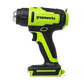 Фен строительный аккумуляторный Greenworks G24HG без АКБ и ЗУ (3400207) Фен строительный аккумуляторный Greenworks G24HG без АКБ и ЗУ (3400207)