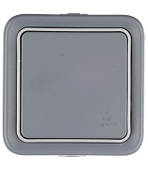 Переключатель Legrand Plexo 69711 одноклавишный на 2 направления открытая установка серый IP55 влагозащищенный Переключатель Legrand Plexo 69711 одноклавишный на 2 направления открытая установка серый IP55 влагозащищенный