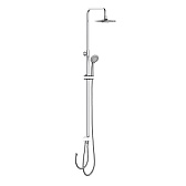 Душевой гарнитур Milardo Shower Set 3703F24M76 с лейкой d 80 мм со стойкой 850-1150 мм с верхней лейкой d 200 мм Душевой гарнитур Milardo Shower Set 3703F24M76 с лейкой d 80 мм со стойкой 850-1150 мм с верхней лейкой d 200 мм
