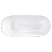 Ванна акриловая Abber 160х81,5 см отдельностоящая с ножками (AB9263-1.6)