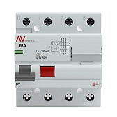 УЗО EKF Averes DV 63А 3P+N тип AC 300 мА 10 кА (rccb-4-63-300-ac-av)